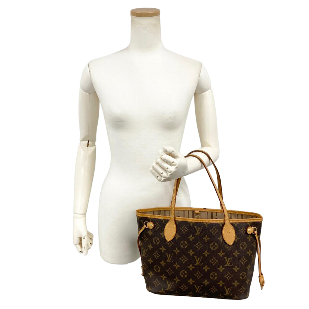 LOUIS VUITTON Brown Monogram Canvas Neverfull PM Tote Bag - Picture 12 of 13